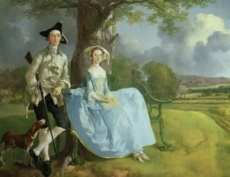 Mr and Mrs Andrews (detail)